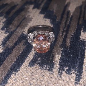 Sterling Silver Oval Gemstone Ring 💎